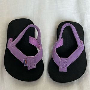 Rainbow Sandals - Purple & Black